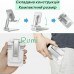 Подставка для телефона держатель настольный усиленный складной Белый (6128358) Подставка для телефона держатель настольный усиленный складной Белый (6128358)