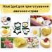 Фигурные формы для яичницы оладьев котлет панкейков 4 шт с кисточкой (1141124) Фигурные формы для яичницы оладьев котлет панкейков 4 шт с кисточкой (1141124)