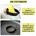 Формы для приготовления яичницы глазуньи оладьев панкейков котлет круглые 7.5х1.7 см 4 шт с кисточкой (1972859)
