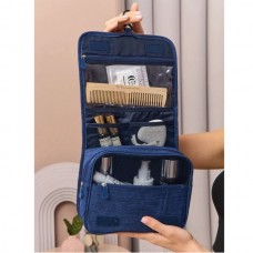 Косметичка дорожная подвесная с крючком для косметики и аксессуаров сумка органайзер Темно-синий (1913251) Косметичка дорожная подвесная с крючком для косметики и аксессуаров сумка органайзер Темно-синий (1913251)