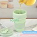 Стакан складной силиконовый 500 мл с герметичной крышкой и поилкой Зеленый (7673484)
