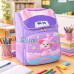 Рюкзак детский школьный Зайчик для девочки 1-3 класс 39х27х15 см Фиолетовый (3168430)