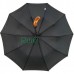 Зонт полуавтомат Calm Rain p358 складной 10 спиц Черный Зонт полуавтомат Calm Rain p358 складной 10 спиц Черный
