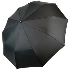 Зонт полуавтомат Calm Rain p358 складной 10 спиц Черный
